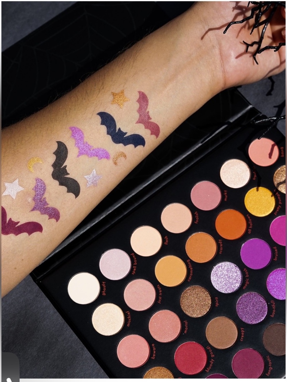 NWT Kara Beauty 35 Eye Shadow Pallet On The Haunt Makeup - Picture 3 of 4